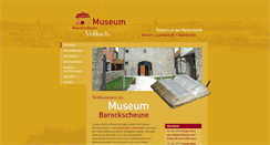 Desktop Screenshot of museum-barockscheune.de